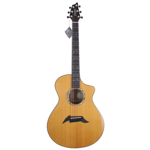 126 - 2021 Breedlove Masterclass Concert CE electro-acoustic guitar, made in USA, ser. no. 2xxx8; Back and... 