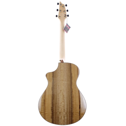 126 - 2021 Breedlove Masterclass Concert CE electro-acoustic guitar, made in USA, ser. no. 2xxx8; Back and... 