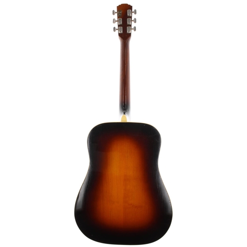 135 - 1967 Levin LN-26 acoustic guitar, made in Sweden, ser. no. 4xxxx9; Body: sunburst finish, dings and ... 