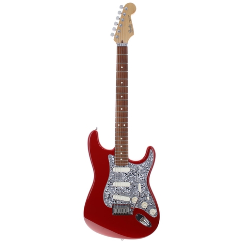 138 - 1989 Fender Stratocaster Plus electric guitar, made in USA, ser. no. E8xxxx4; Body: Torino red finis... 