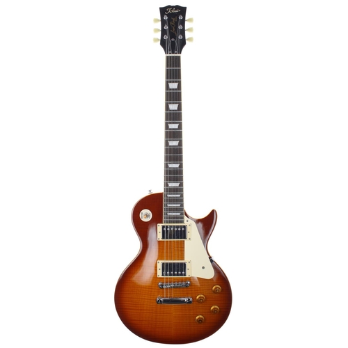 142 - 2013 Tokai Love Rock electric guitar, made in China, ser. no. CN13xxxxx1; Body: amber burst finish f... 