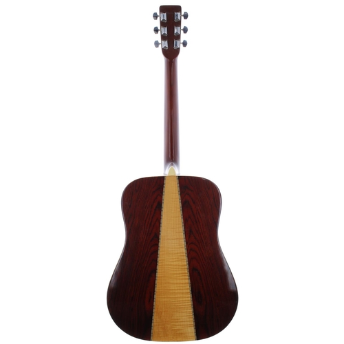 150 - Kay KDG 88 acoustic guitar, made in Japan; Back and sides: laminated rosewood with maple centre, a f... 