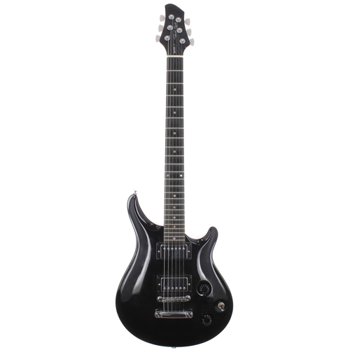 151 - 1992 Patrick Eggle Berlin Standard electric guitar, made in England; Body: black finish, blemishes t... 