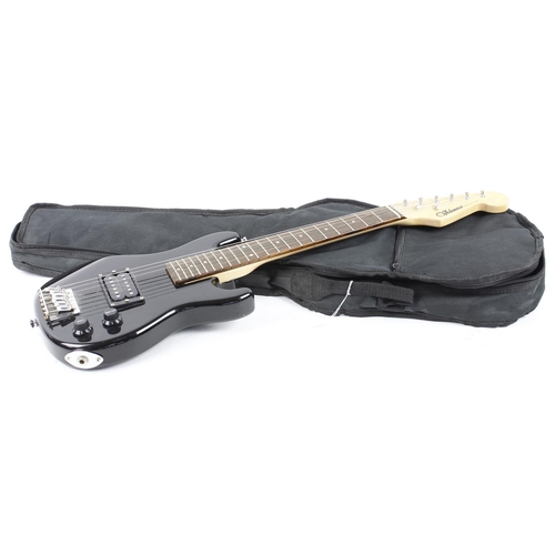 154 - Volcano Rock-a-Teer child's guitar, with gig bag