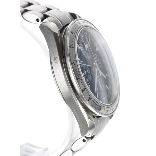 4 - Omega Speedmaster Day-Date automatic chronograph  stainless steel gentleman's' wristwatch, reference... 