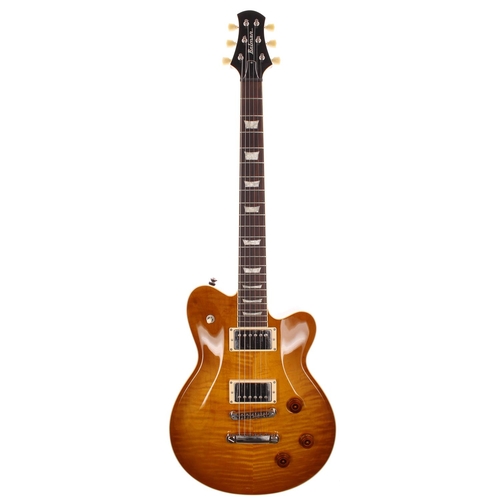 174 - 2006 Belman Albatross Deluxe electric guitar, made in Australia, ser. no. ADHxxx6; Body: amber maple... 