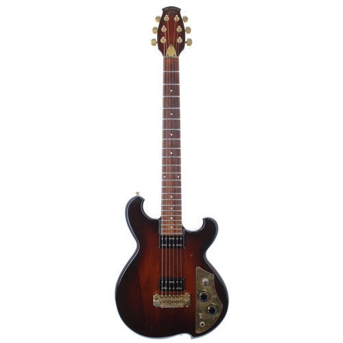 178 - 1980s Manson Kestrel electric guitar, made in England, ser. no. 810607; Body: two-tone burst, variou... 