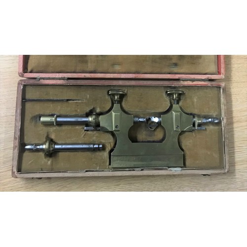 61A - Cased brass and steel Jacot tool