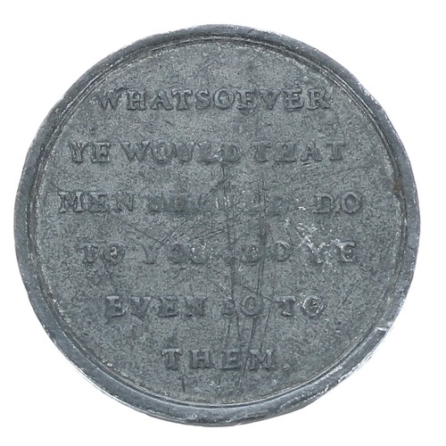 550 - 18th century anti-slavery token, 9.8gm, 33mm diameter