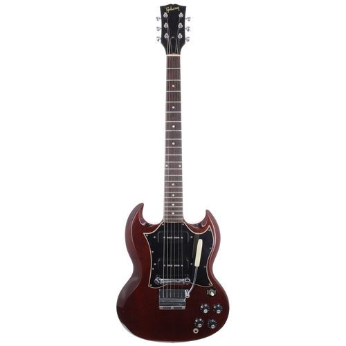 190 - 1969 Gibson SG Special electric guitar, made in USA, ser. no. 8xxxx6; Body: cherry finished mahogany... 