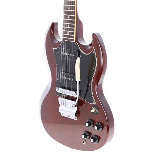 190 - 1969 Gibson SG Special electric guitar, made in USA, ser. no. 8xxxx6; Body: cherry finished mahogany... 