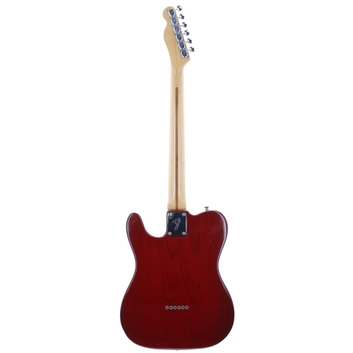 191 - 1981 Fender Telecaster electric guitar, made in USA, ser. no. S8xxxx4; Body: wine red finish, a few ... 