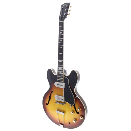 195 - Gibson ES-330 hollow body electric guitar, made in USA, circa 1964, ser. no. 1xxxx7; Body: sunburst ... 