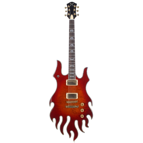 199 - Minarik Inferno Extreme electric guitar, made in Korea, ser. no. Wxxx12; Body: quilted cherry sunbur... 