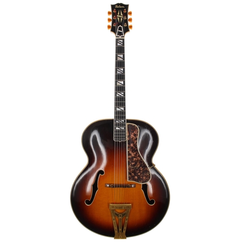 201 - 1938 Gibson Super 400 archtop guitar, made in USA, ser. no. 9xxx0; Body: sunburst finished highly fi... 