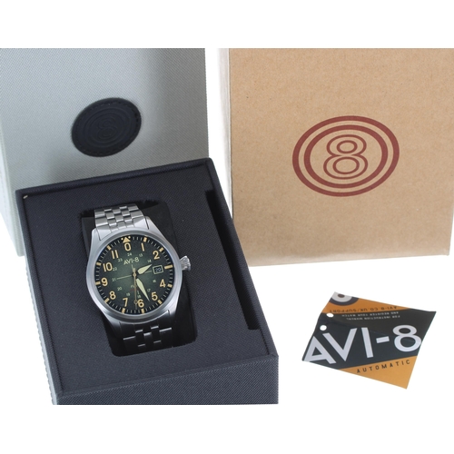 49 - AV1-8 Flyboy automatic stainless steel gentleman's wristwatch, 42mm-** with box... 