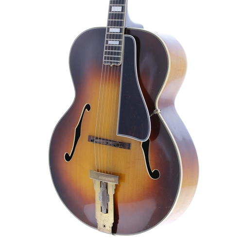 202 - 1946 Gibson L-5 archtop guitar, made in USA, ser. no. 9xxx5; Body: sunburst finished maple back and ... 