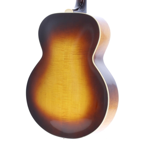 202 - 1946 Gibson L-5 archtop guitar, made in USA, ser. no. 9xxx5; Body: sunburst finished maple back and ... 