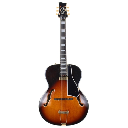 207 - Stromberg Newport hollow body electric guitar, ser. no. N1xxx; Body: sunburst finish, minor surface ... 