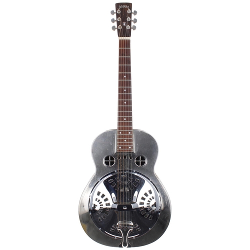 217 - 1930s Dobro M14 Leader round neck resonator guitar, made in USA, ser. no. M1xxx; Body: nickel plated... 