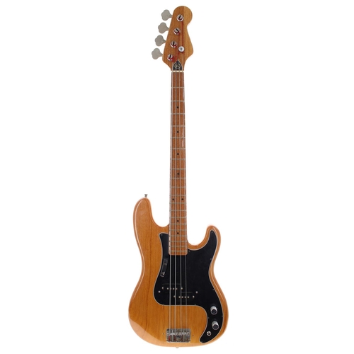 220 - 1970s Kay bass guitar; Body: natural, dings and scratches throughout; Neck: natural, a few minor din... 