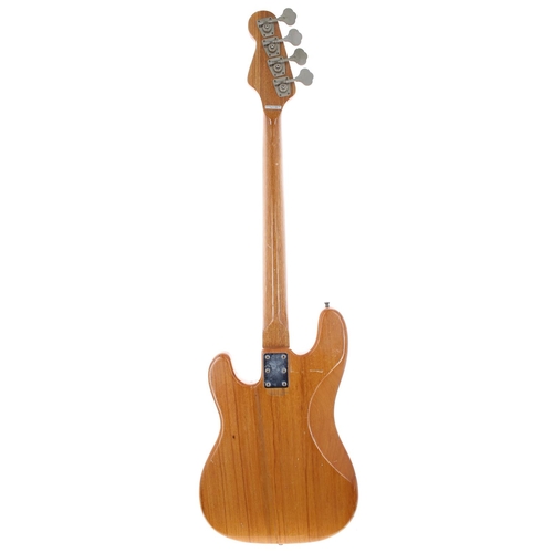 220 - 1970s Kay bass guitar; Body: natural, dings and scratches throughout; Neck: natural, a few minor din... 