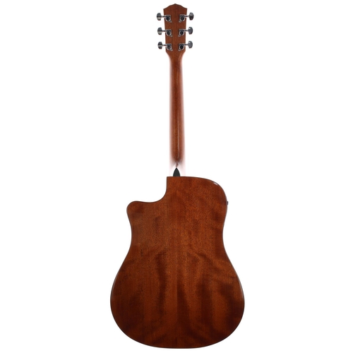 229 - Fender CD-140 SCE electro-acoustic guitar, made in China, natural finish, Fender gig bag... 