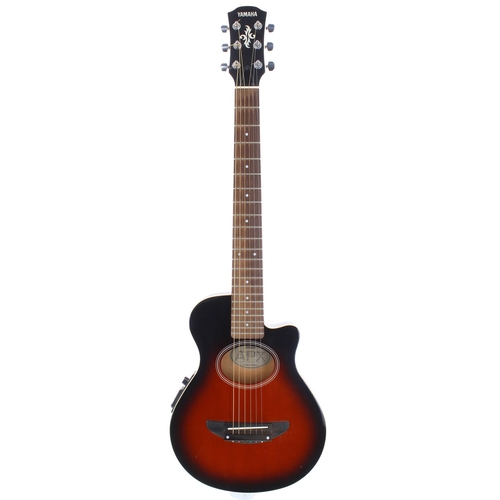 236 - Yamaha APXT-1 electro-acoustic travel guitar, sunburst finish, original gig bag