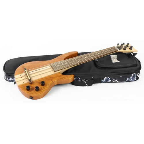 237 - Mahalo ukulele bass guitar, with original gig bag