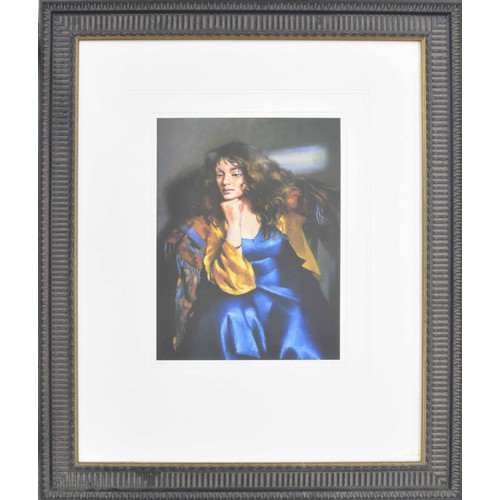 646 - Robert Lenkiewicz RA (British 1941-2002), - 'Karen Seated', limited edition offset lithograph, 266/4... 