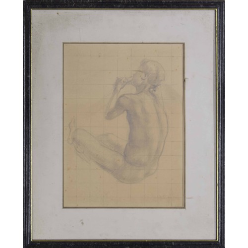 653 - Attributed to Henry Scott-Tuke RA., RWS (1858-1929) - study of a naked young boy, bears a signature,... 