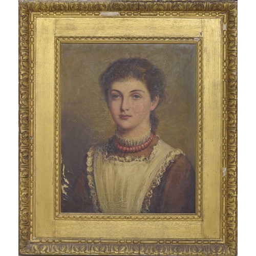 710 - Fanny Sutherland (19th century) - portrait of Maria Theresa Lister, aged thirteen, daughter of T. Vi... 