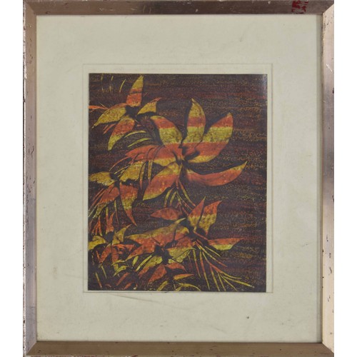 729 - Sir Sidney Robert Nolan OM., AC., CBE., RA., (20th century) - study of Australian flowers, signed No... 