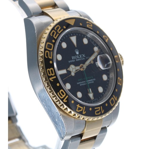 20 - Rolex Oyster Perpetual Date GMT-Master II gold and stainless steel gentleman's wristwatch, reference... 