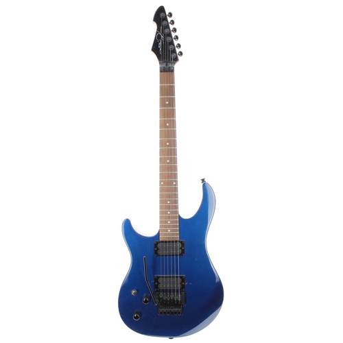 239 - Peavey Predator EXP Plus left-handed electric guitar, made in Indonesia; Body: metallic blue finish,... 