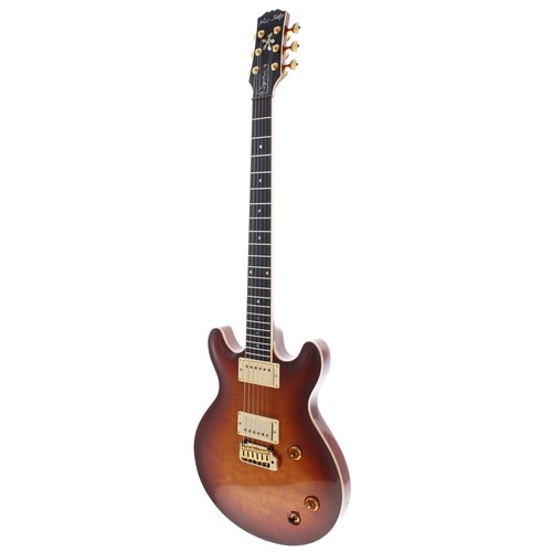 189 - 2013 Martyn Booth Signature electric guitar, made in England, ser. no. 2013-xx-xx9; Body: autumn sun... 