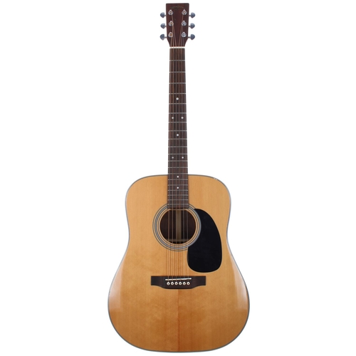 267 - Sigma DR-28 electro-acoustic guitar; Back and sides: Indian rosewood; Top: natural spruce; Neck: mah... 