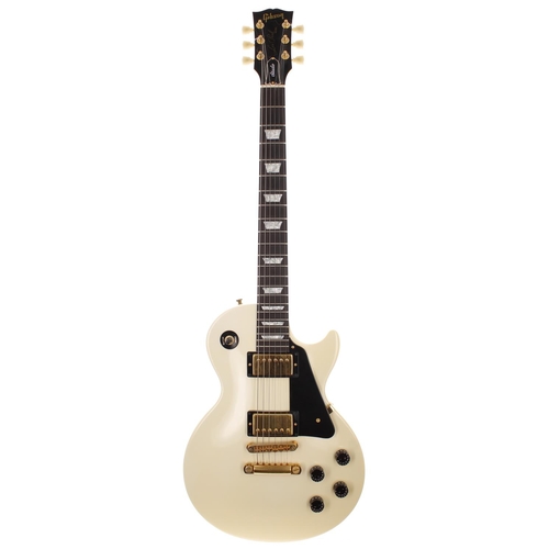 269 - 1996 Gibson Les Paul Studio electric guitar, made in USA, ser. no. 9xxxxxx5; Body: ivory finish, som... 