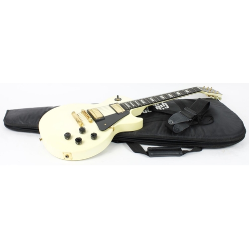 269 - 1996 Gibson Les Paul Studio electric guitar, made in USA, ser. no. 9xxxxxx5; Body: ivory finish, som... 