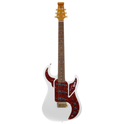 275 - Burns Club Series Marquee electric guitar, ser. no. 99xxx2; Body: white finish, a few scuffs and din... 