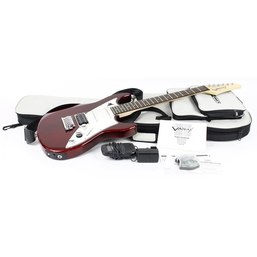 300 - 2014 Line 6 James Tyler Variax electric guitar, crafted in Korea, ser. no. W14xxxxx6; Body: red meta... 