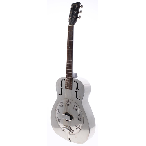 315 - Tanglewood single cone resonator guitar; Body: a few minor surface marks; Neck: good; Fretboard: ros... 