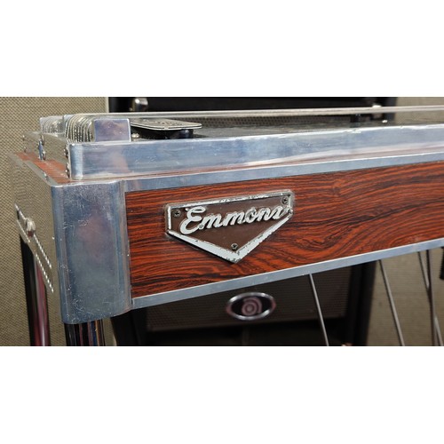 214 - 1970s Emmons Double Ten pedal steel guitar, made in USA, within original fitted hard case and with o... 