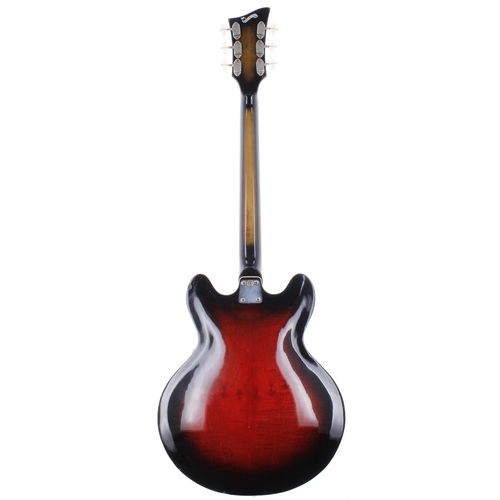 265 - 1960s Eko 290 Barracuda hollow body electric guitar, made in Italy; Body: red burst finish, minor su... 