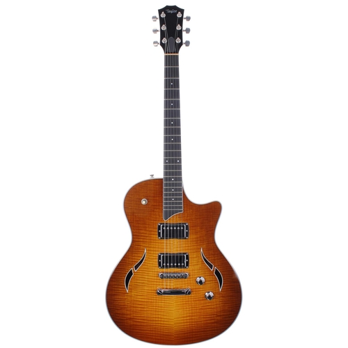 327 - 2014 Taylor T3 semi-hollow body electric guitar, made in USA, ser. no. 1xxxxxxx5; Body: honey maple ... 