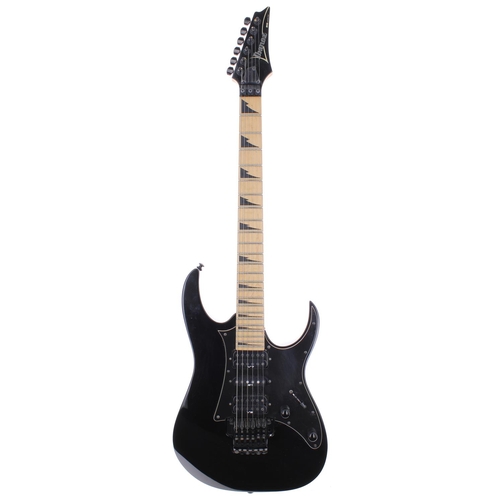 333 - 2008 Ibanez RG350MDX electric guitar, made in Indonesia, ser. no. I08xxxxx6; Body: black finish, min... 