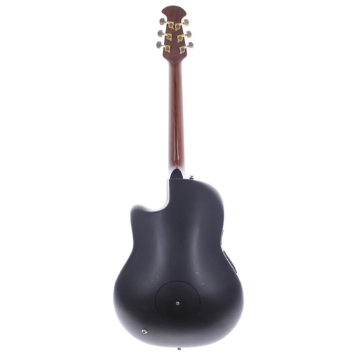 345 - Ovation Celebrity Deluxe CS257 electro-acoustic guitar, made in Korea; Back and sides: Lyrachord bow... 