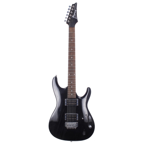 366 - Ibanez SA Series SA120 electric guitar, made in Korea; Body: black finish, various dings and scratch... 