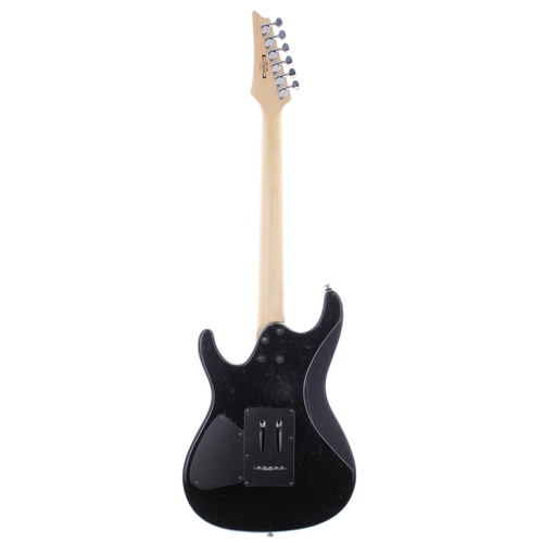 366 - Ibanez SA Series SA120 electric guitar, made in Korea; Body: black finish, various dings and scratch... 