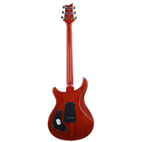 375 - 2020 Paul Reed Smith (PRS) SE Custom 24 electric guitar, made in Indonesia; Body: amber burst finish... 